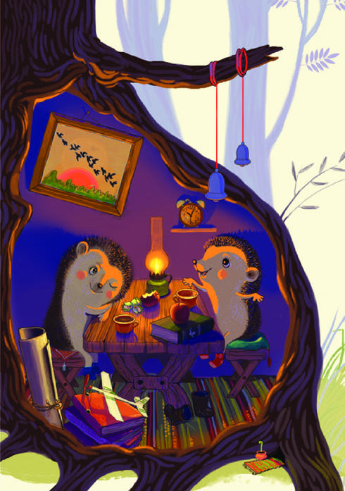 How hedgehogs flew into the whirlpool