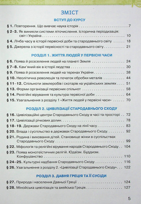 Історія України. Всесвітня історія. Підручник для 6 класу