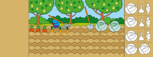 Розфарбовуємо, вирізаємо, клеїмо. Хто пасеться на лузі?