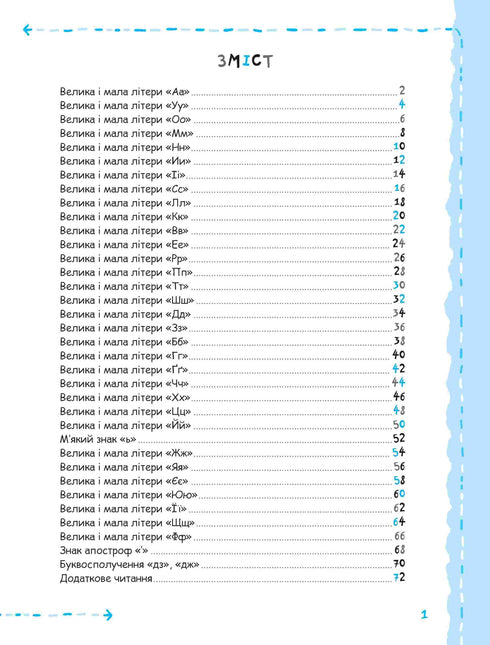 Літери та початок читання
