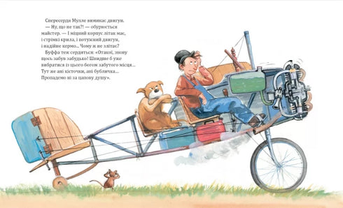 Mulle Meck bygger ett flygplan