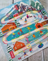 Board game. Ski racing