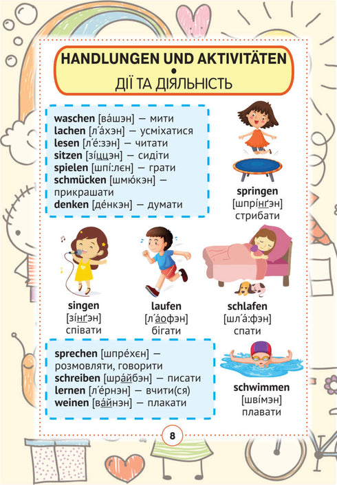 German-Ukrainian visual dictionary