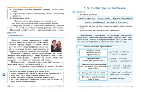 Українська мова. Підручник. 7 клас