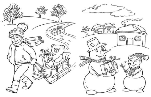 Big Coloring Book. Winter Holidays