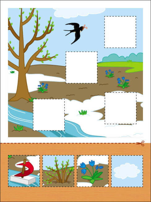 Ansökningar. Nivå 1. Skär fyrkanter, rektanglar