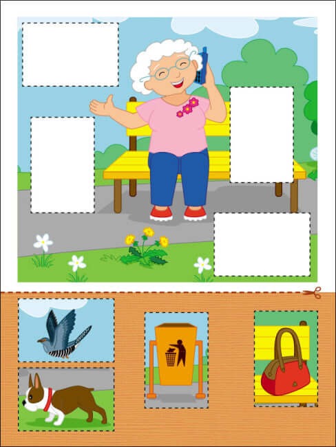 Ansökningar. Nivå 1. Skär fyrkanter, rektanglar